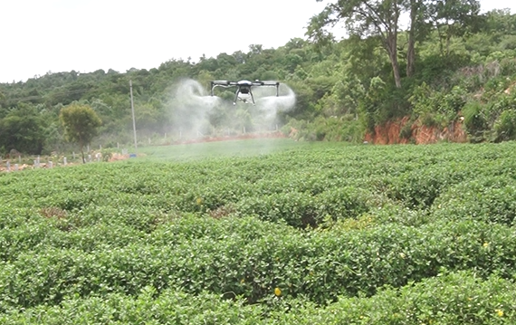 BHUMITR X8 agri drone front angle
